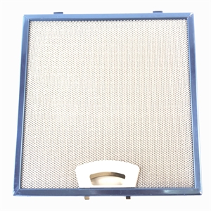 Fedtfilter i metal til emhætte fra Elica og andre mærker.